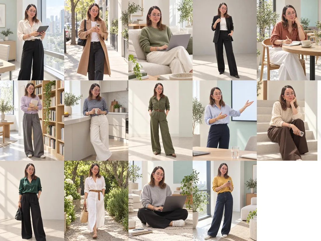Looks creados con IA a partir de fotos de Nade